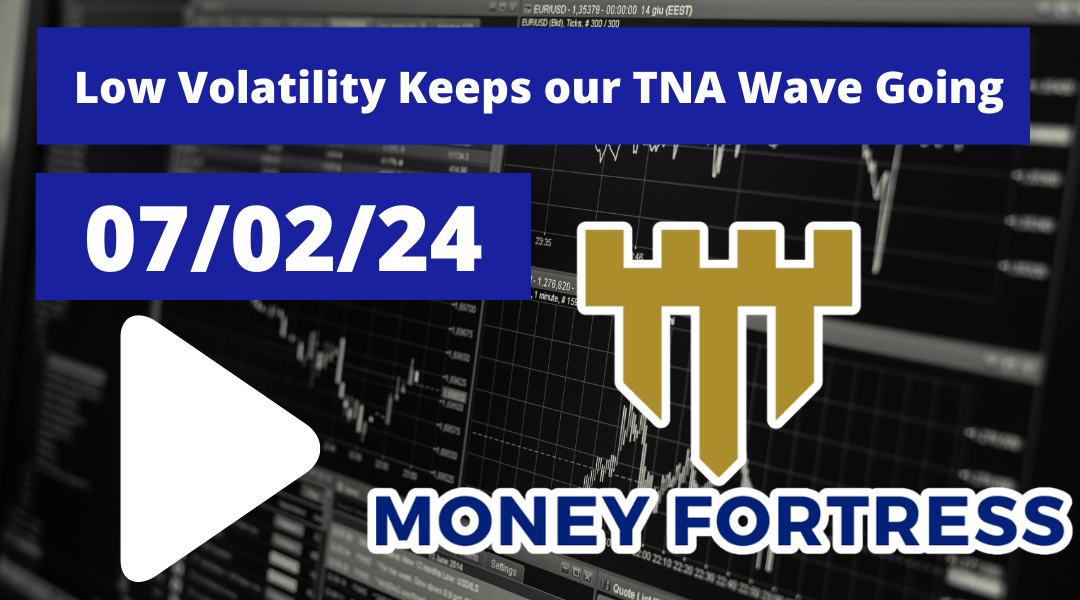 Low Volatility Keeps our TNA Wave Going